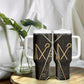 Egypt Crook And Flail Tumbler With Handle Ancient Mythology Pharaoh Royalty Gold