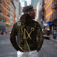 Egypt Crook And Flail Zip Hoodie Ancient Mythology Pharaoh Royalty Gold