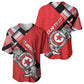 Personalized Tunisia Baseball Jersey Silver Lions Sports Patterns - African Pride