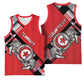 Personalized Tunisia Basketball Jersey Silver Lions Sports Patterns - African Pride