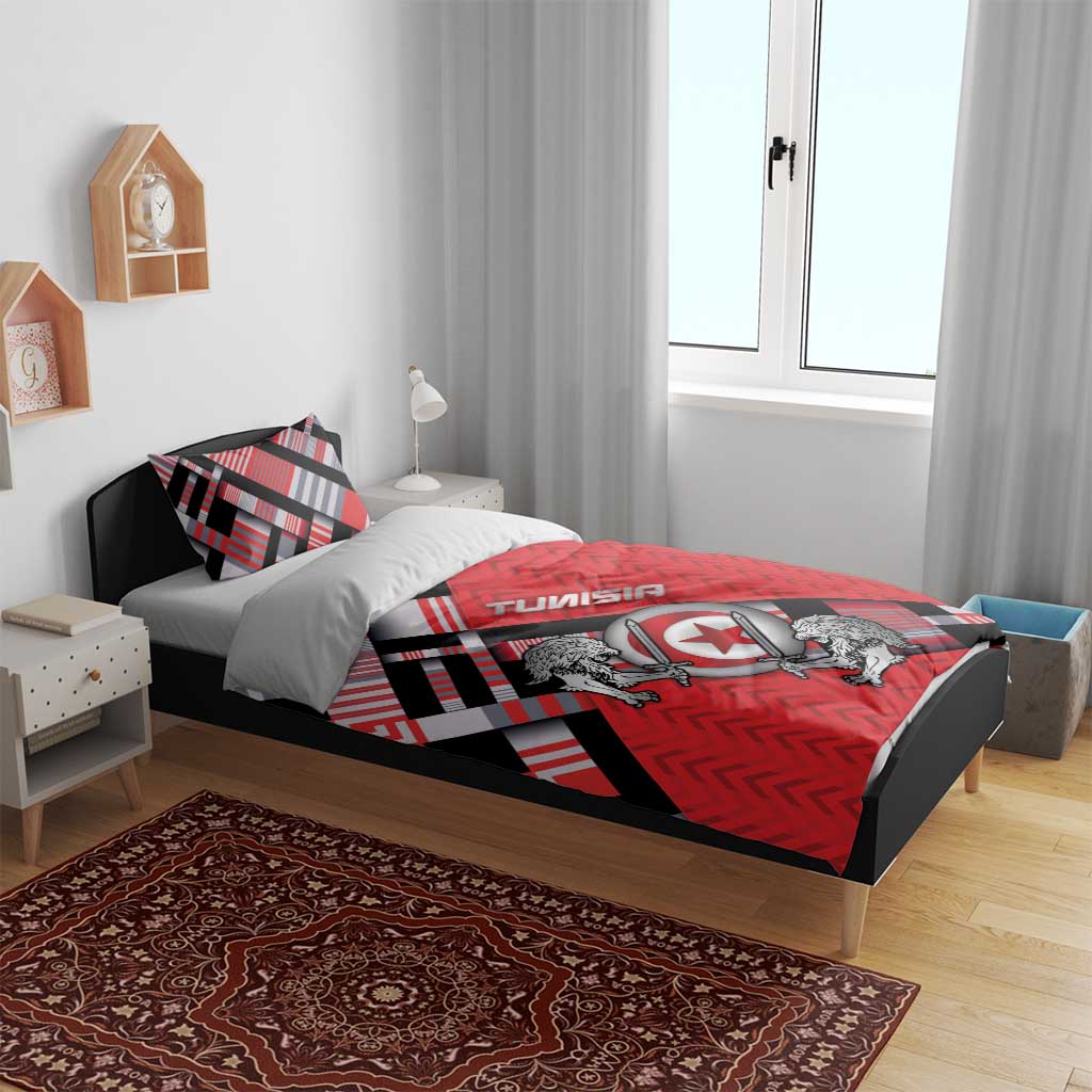 Tunisia Bedding Set Silver Lions Sports Patterns - African Pride