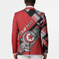 Personalized Tunisia Blazer Silver Lions Sports Patterns - African Pride