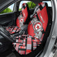 Tunisia Car Seat Cover Silver Lions Sports Patterns - African Pride