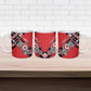 Personalized Tunisia Ceramic Mug Silver Lions Sports Patterns - African Pride