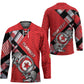 Personalized Tunisia Hockey Jersey Silver Lions Sports Patterns - African Pride