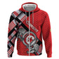 Personalized Tunisia Hoodie Silver Lions Sports Patterns - African Pride