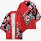 Personalized Tunisia Kimono Silver Lions Sports Patterns - African Pride