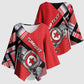 Personalized Tunisia Kimono Sleeve Blouse Silver Lions Sports Patterns - African Pride
