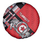 Tunisia Spare Tire Cover Silver Lions Sports Patterns - African Pride