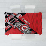 Tunisia Tablecloth Silver Lions Sports Patterns - African Pride