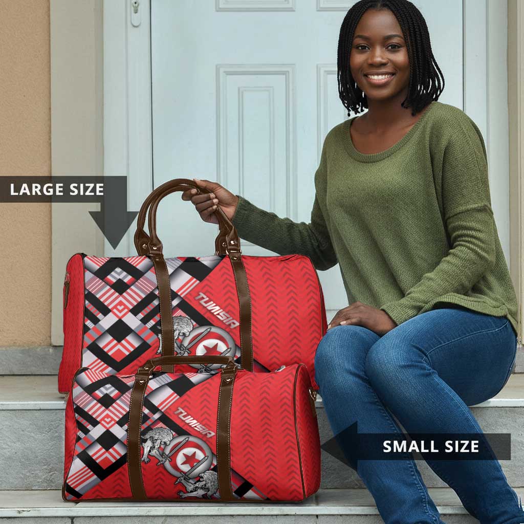 Tunisia Travel Bag Silver Lions Sports Patterns - African Pride