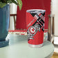 Personalized Tunisia Tumbler Cup Silver Lions Sports Patterns - African Pride