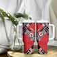 Personalized Tunisia Tumbler With Handle Silver Lions Sports Patterns - African Pride