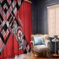 Tunisia Window Curtain Silver Lions Sports Patterns - African Pride