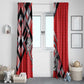Tunisia Window Curtain Silver Lions Sports Patterns - African Pride