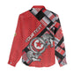 Personalized Tunisia Women Casual Shirt Silver Lions Sports Patterns - African Pride