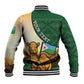 Personalized African Djibouti Baseball Jacket Camel Holding Jabuuti Flag - African Pride
