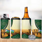 Personalized African Djibouti 4 in 1 Can Cooler Tumbler Camel Holding Jabuuti Flag - African Pride