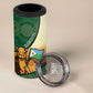 Personalized African Djibouti 4 in 1 Can Cooler Tumbler Camel Holding Jabuuti Flag - African Pride