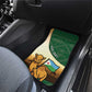 African Djibouti Car Mats Camel Holding Jabuuti Flag - African Pride