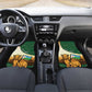 African Djibouti Car Mats Camel Holding Jabuuti Flag - African Pride