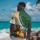 Personalized African Djibouti Hawaiian Shirt Camel Holding Jabuuti Flag - African Pride