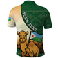 Personalized African Djibouti Polo Shirt Camel Holding Jabuuti Flag - African Pride