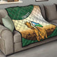 African Djibouti Quilt Camel Holding Jabuuti Flag - African Pride