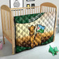 African Djibouti Quilt Camel Holding Jabuuti Flag - African Pride