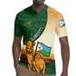 Personalized African Djibouti Rugby Jersey Camel Holding Jabuuti Flag - African Pride