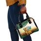 African Djibouti Shoulder Handbag Camel Holding Jabuuti Flag - African Pride