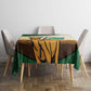 African Djibouti Tablecloth Camel Holding Jabuuti Flag - African Pride