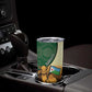 Personalized African Djibouti Tumbler Cup Camel Holding Jabuuti Flag - African Pride