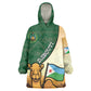 Personalized African Djibouti Wearable Blanket Hoodie Camel Holding Jabuuti Flag - African Pride
