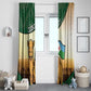 African Djibouti Window Curtain Camel Holding Jabuuti Flag - African Pride