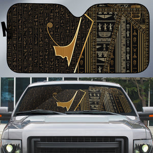 Egypt Deshret Crown Auto Sun Shade Ancient Mythology Pharaoh With Pschent