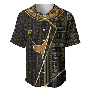 Egypt Deshret Crown Baseball Jersey Ancient Mythology Pharaoh With Pschent