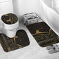 Egypt Deshret Crown Bathroom Set Ancient Mythology Pharaoh With Pschent