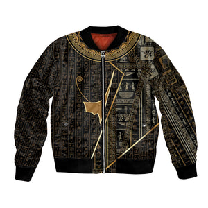 Egypt Deshret Crown Bomber Jacket Ancient Mythology Pharaoh With Pschent