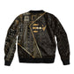 Egypt Deshret Crown Bomber Jacket Ancient Mythology Pharaoh With Pschent
