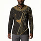 Egypt Deshret Crown Button Sweatshirt Ancient Mythology Pharaoh With Pschent