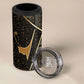 Egypt Deshret Crown 4 in 1 Can Cooler Tumbler Ancient Mythology Pharaoh With Pschent