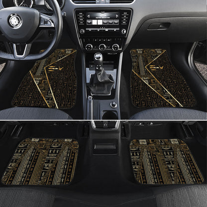 Egypt Deshret Crown Car Mats Ancient Mythology Pharaoh With Pschent