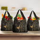 Egypt Deshret Crown Grocery Bag Ancient Mythology Pharaoh With Pschent