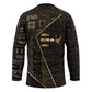 Egypt Deshret Crown Hockey Jersey Ancient Mythology Pharaoh With Pschent