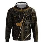 Egypt Deshret Crown Hoodie Ancient Mythology Pharaoh With Pschent