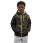 Egypt Deshret Crown Kid Hoodie Ancient Mythology Pharaoh With Pschent