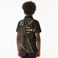 Egypt Deshret Crown Kid Polo Shirt Ancient Mythology Pharaoh With Pschent