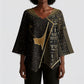 Egypt Deshret Crown Kimono Sleeve Blouse Ancient Mythology Pharaoh With Pschent