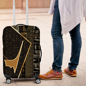 Egypt Deshret Crown Luggage Cover Ancient Mythology Pharaoh With Pschent